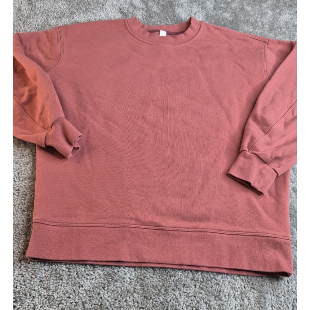 Lululemon Women's Perfectly Oversized‎ Crew Sweatshirt pink size 2